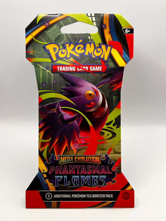 RIP LIVE Phantasmal Flames Pokemon Sleeved Booster Pack